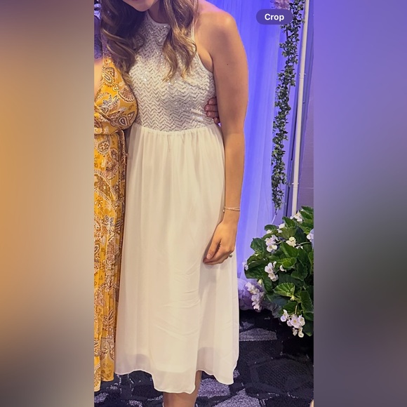 White and silver sequin dress from Lulus - Picture 9 of 9